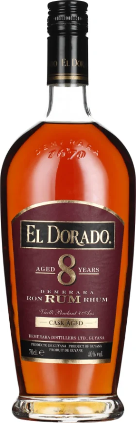 EL DORADO 8 YEARS CASK AGED 70CL