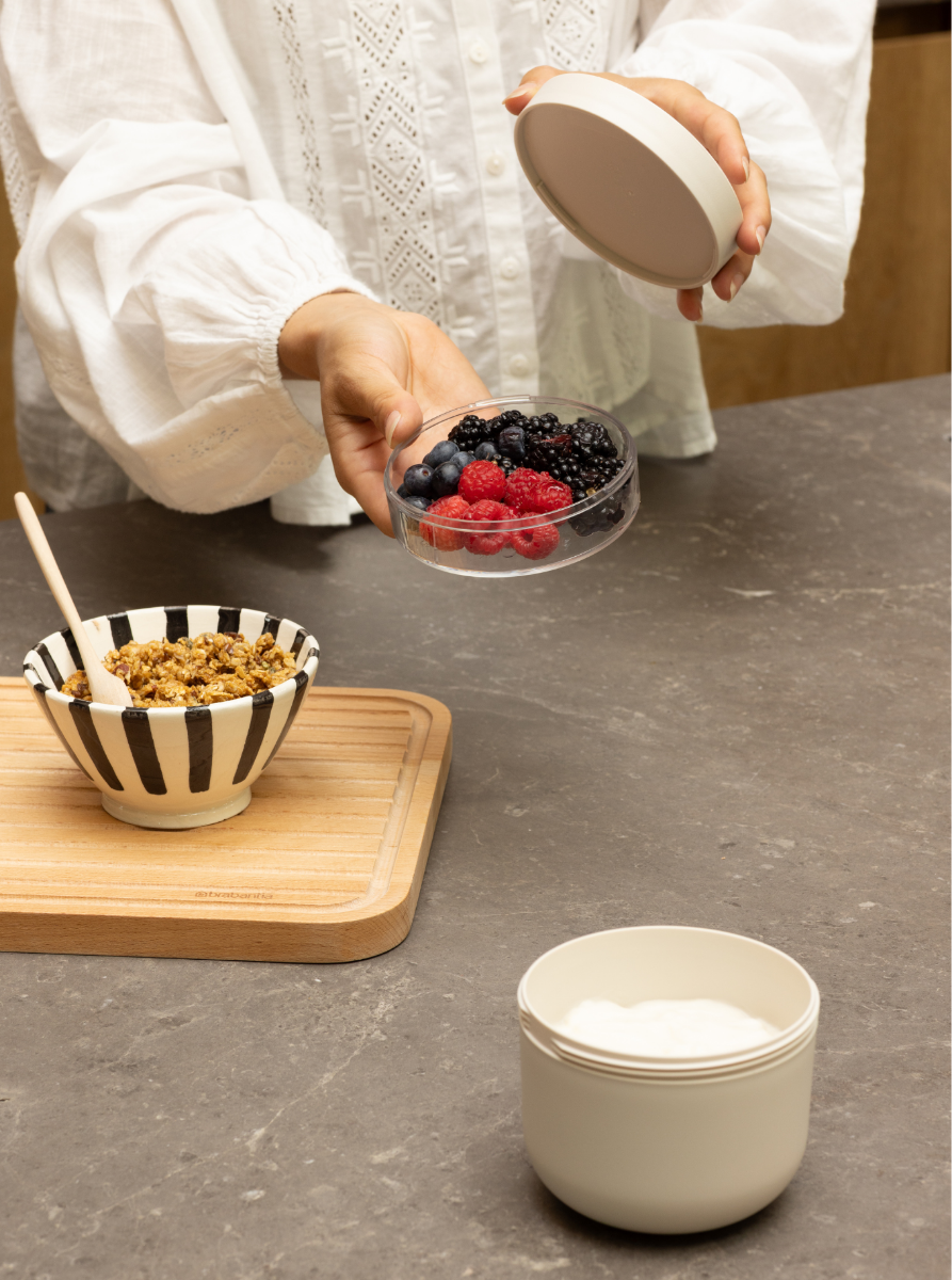 Make & Take Yoghurtbeker 0,5L, kunststof - Soft Beige