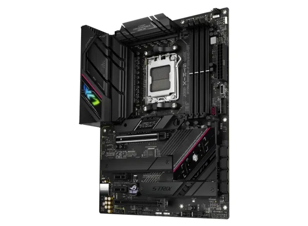 ASUS ROG Strix B650E-F Gaming WiFi - Bundkort - ATX - Socket AM5 - AMD B650 Chipset - USB-C 3.2 Gen 2x2, USB-C 3.2 Gen2, USB 3.2 Gen 2, USB 3.2 Gen 1 - 2.5 Gigabit LAN, Wi-Fi 6, Bluetooth - onboard grafik (CPU påkrævet) - HD Audio (8-kanaler)