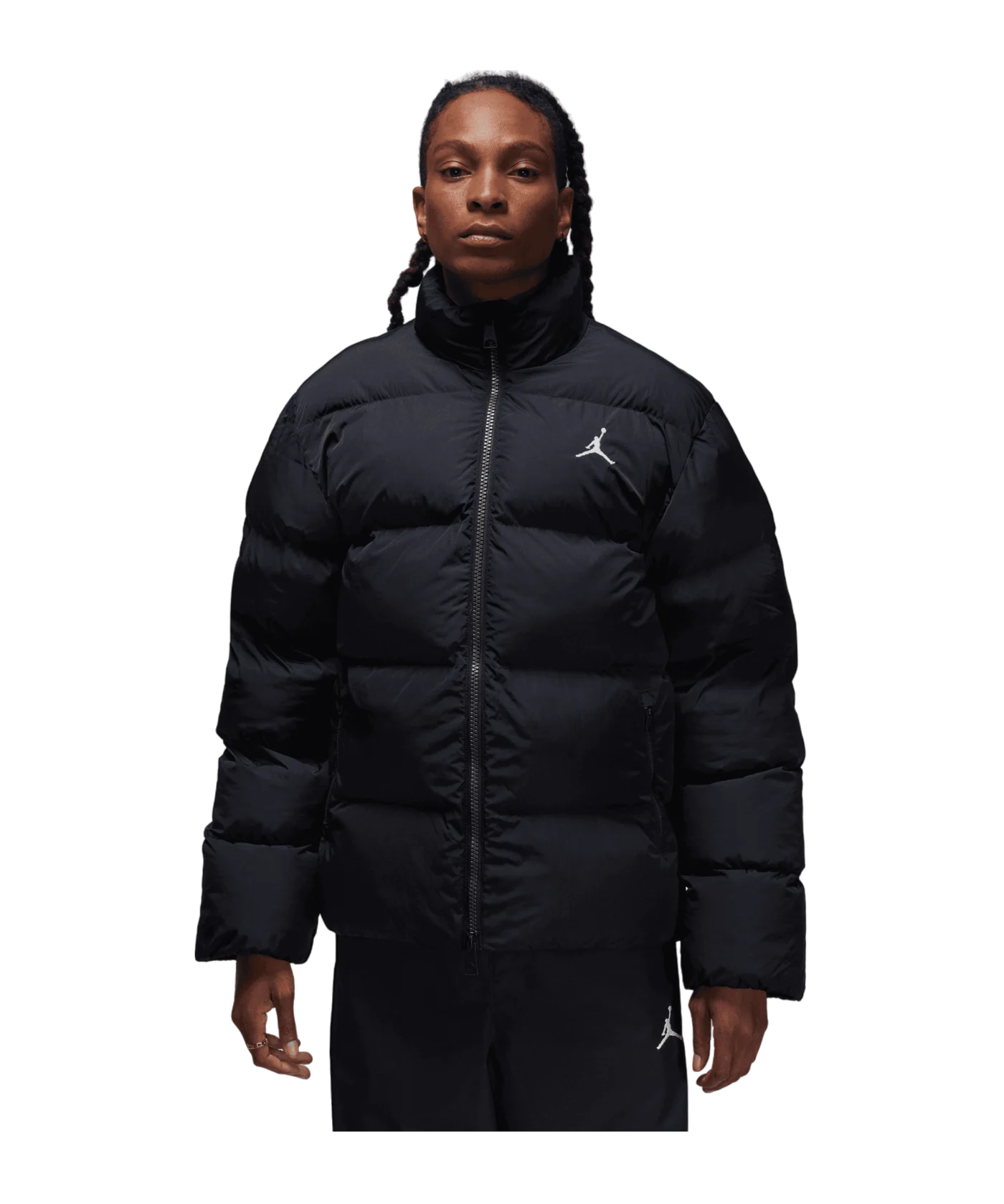 Jordan Essentials Poly Puffer Jacke Schwarz F010