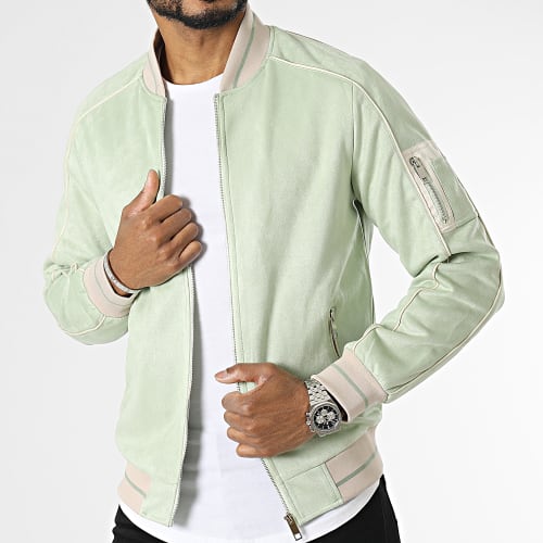 Veste Bomber Vert Clair
