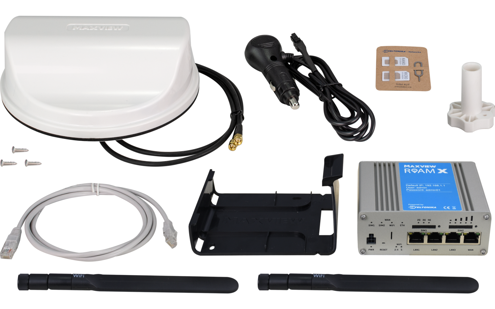 Maxview LTE/WiFi Antenne Roam X weiß