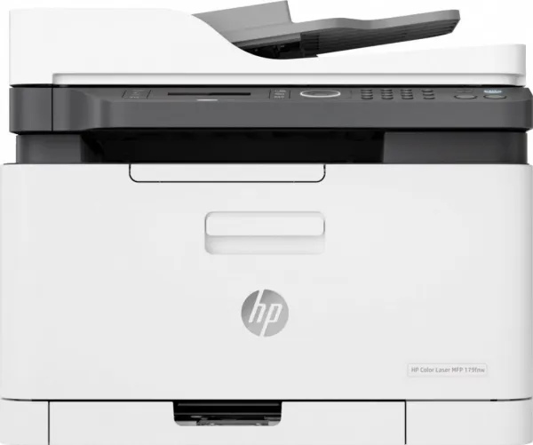 HP Color Laser MFP 179fnw - Multifunktionsprinter - farve - laser - A4 (210 x 297 mm) (original) - A4/Letter (medie) - op til 14 spm (kopiering) - op til 18 spm (udskriver) - 150 ark - 33.6 Kbps - USB 2.0, LAN, Wi-Fi(n)