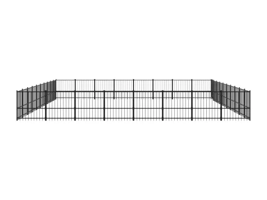 Chenil cage enclos pac noire 970 x 776 x 100 cm 02_0041881