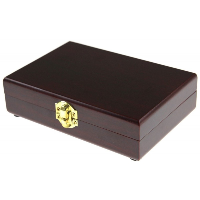 Coffret en bois pour jeux de cartes