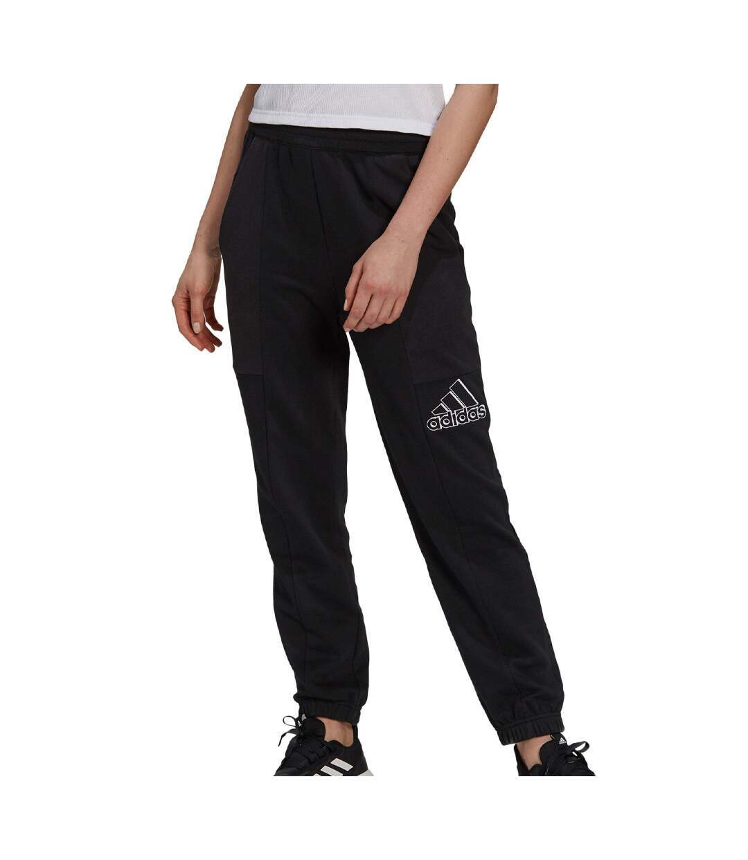 Jogging Noir Femme Adidas W Q4 Bluv Pt