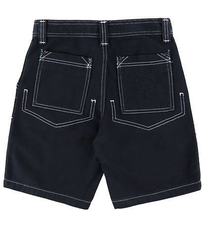 Quiksilver Jeansshorts - Quecksilber - Schwarz
