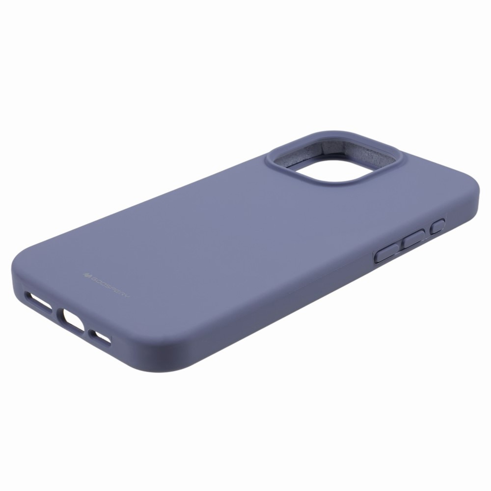 Mercury Goospery - iPhone 15 Pro Silikon Case Hülle - Lila (Matt)
