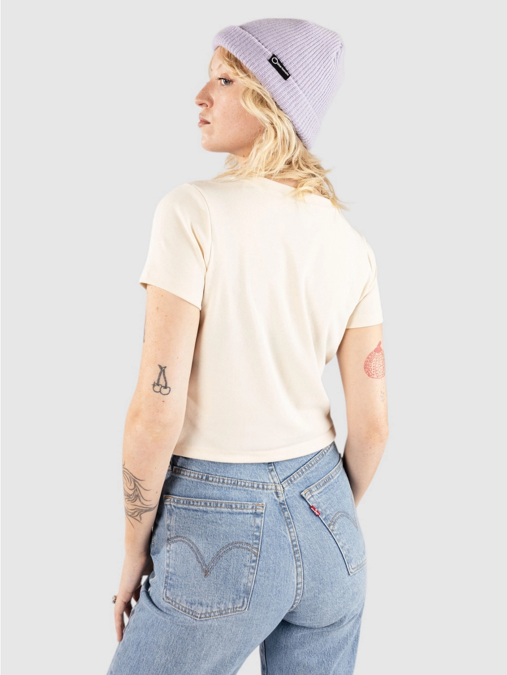 Santa Cruz Yin Yang Strip T-Shirt chalk