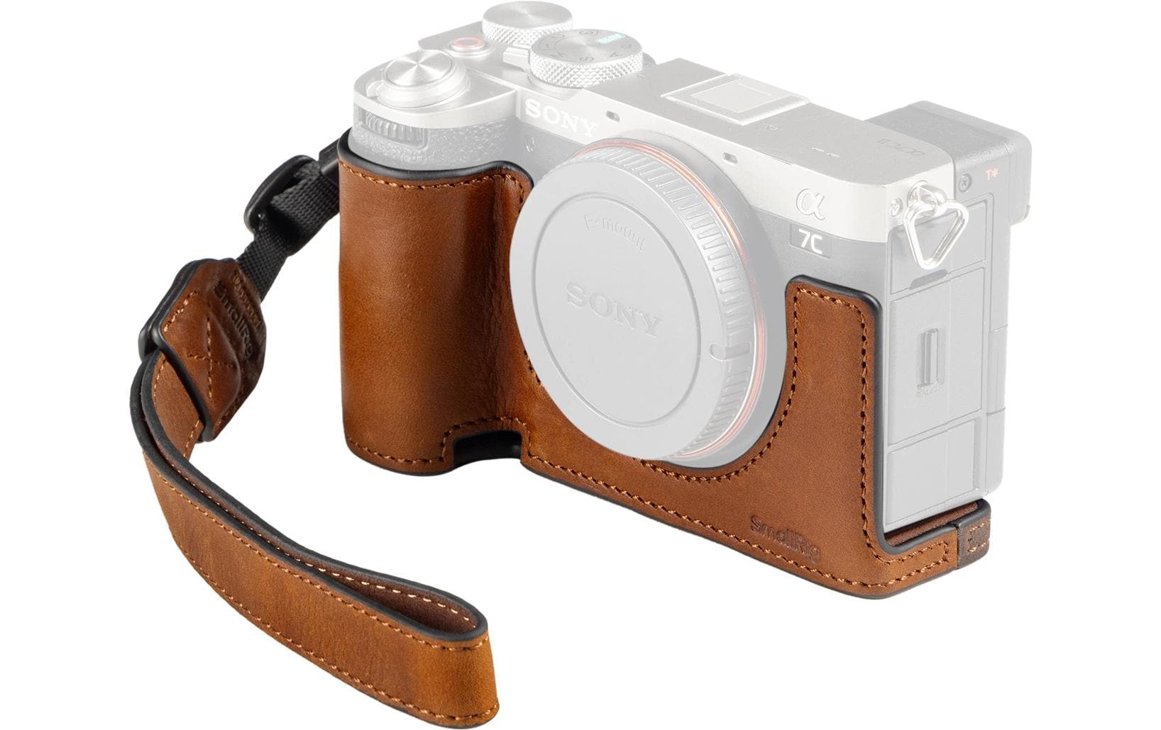 Ledertaschen-Set für Sony Alpha 7C II / Alpha 7CRSchützt die Kamera vor Kratzern und Stössen