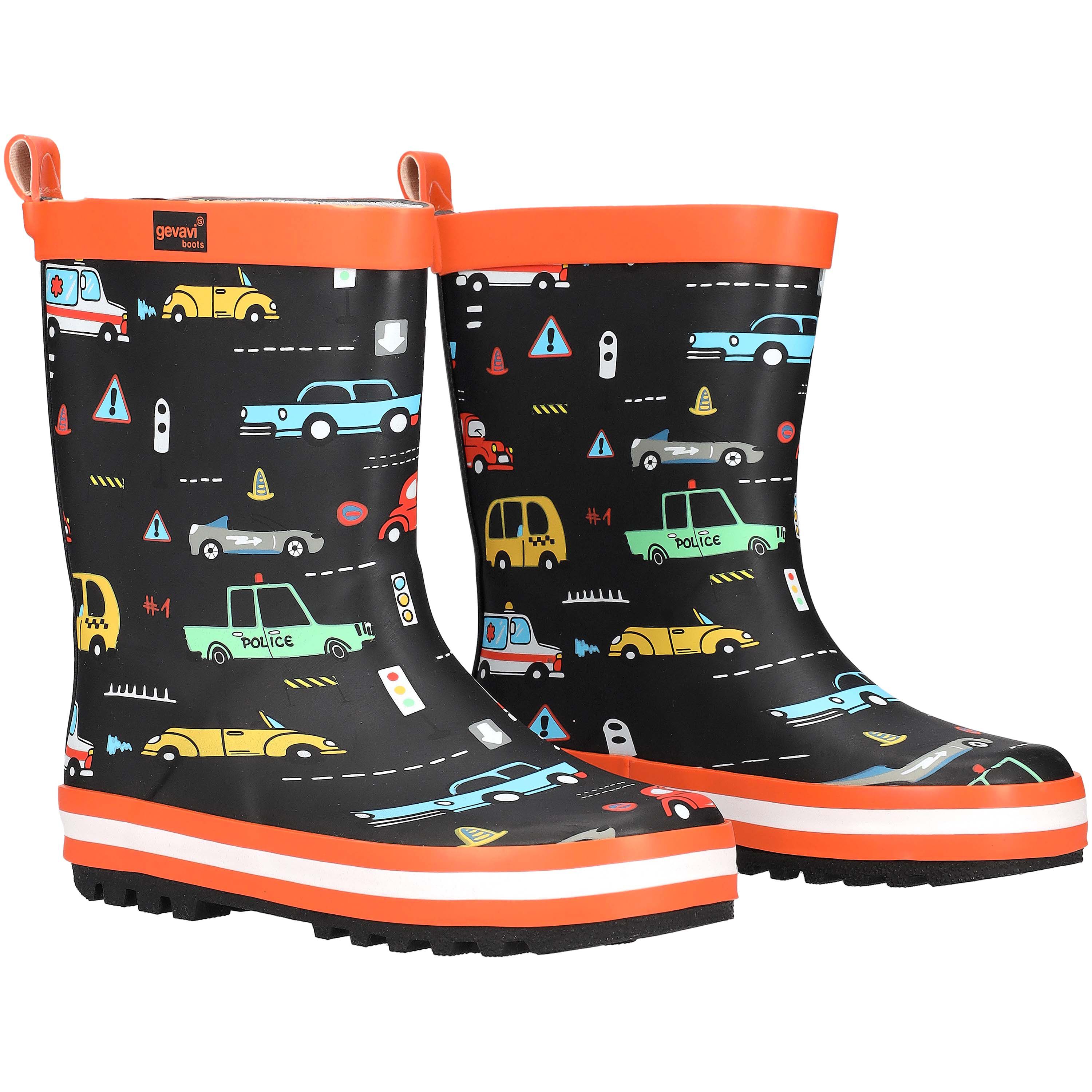 Gevavi Traffic - Regenlaars kind - Zwart/Oranje - 21
