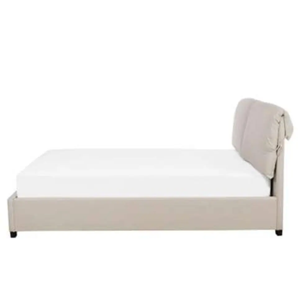 BELFORT - Tweepersoonsbed - Beige - 140 x 200 cm - Polyester