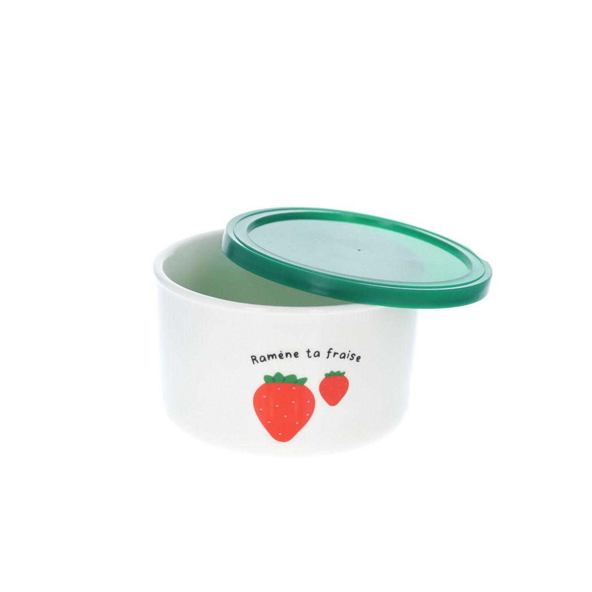 Boîte de conservation avec couvercle fraises Pause goûter