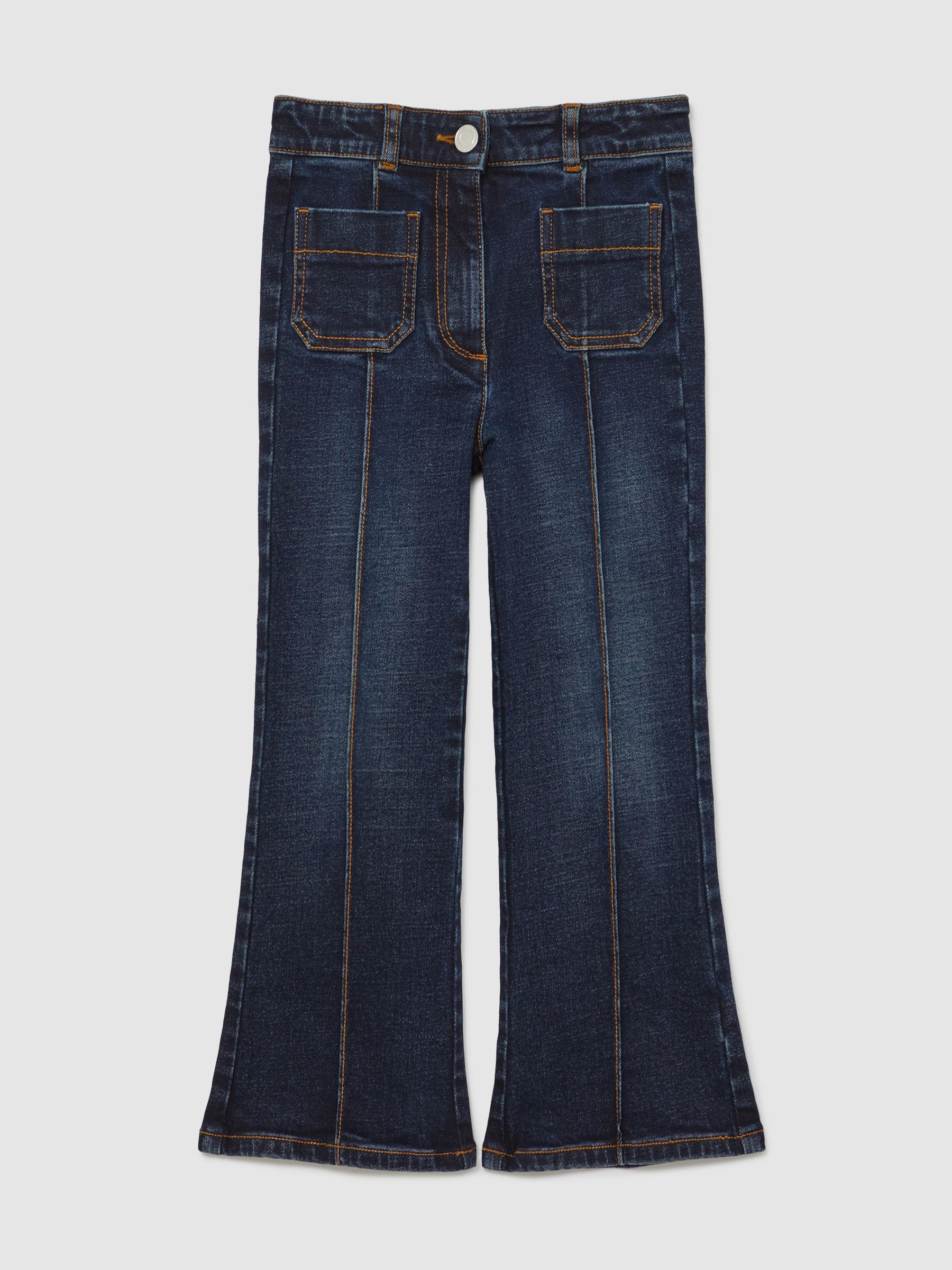 Reiss Sakura flared jeans met opgestikte zakken
