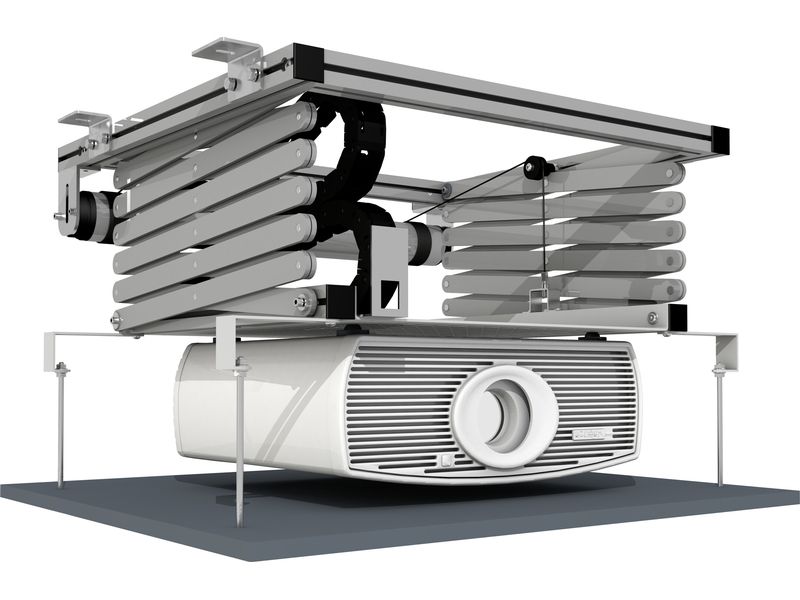 Celexon Deckenhalterung PL2000 Plus Grau ausfahrbar bis 196cm