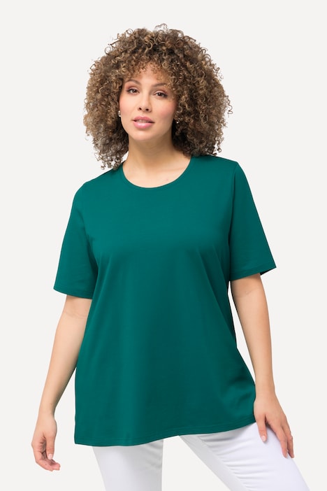 T-Shirt, A-Linie, Rundhalsausschnitt, Halbarm