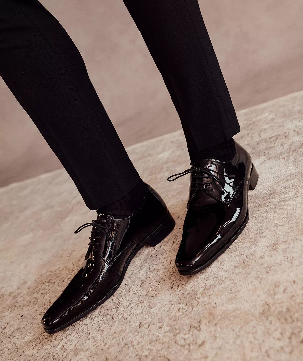 Derby CAMPOLI 2 Vernis Noir