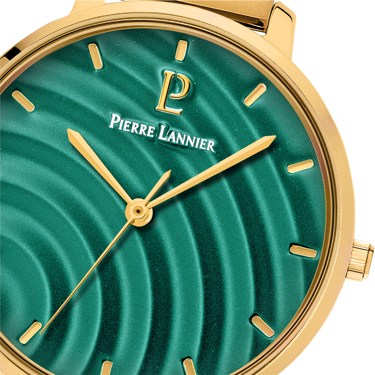 Montre PIERRE LANNIER betty femme bracelet cuir vert