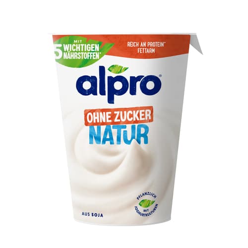 Alpro Soja-Joghurtalternative Natur ohne Zucker VEGAN