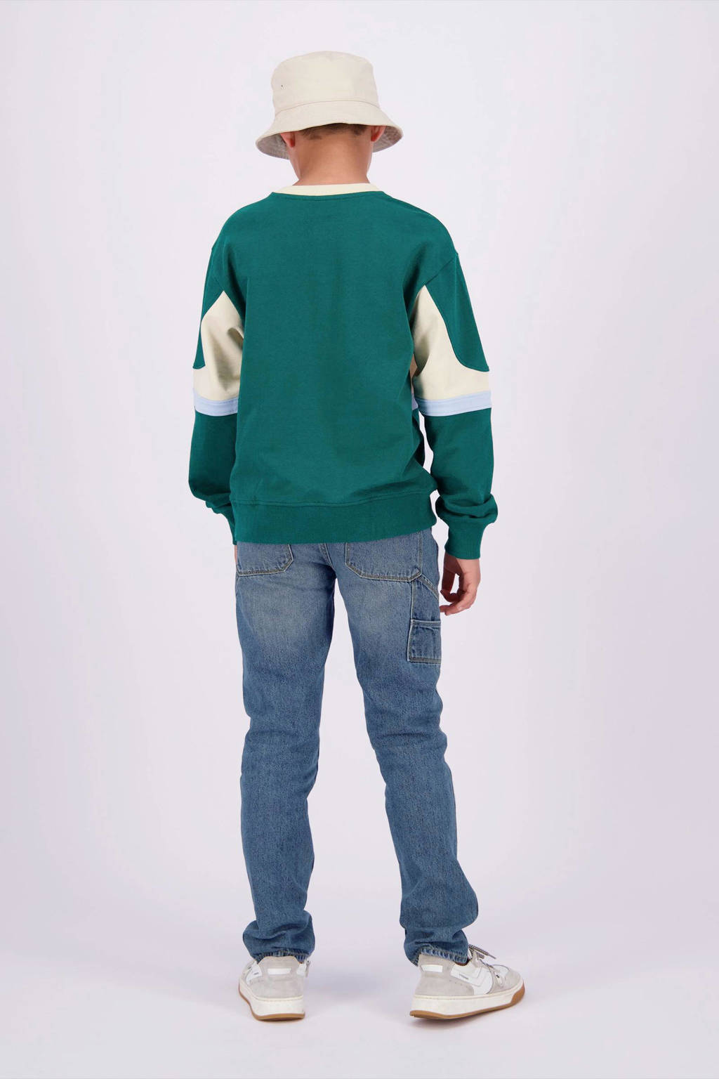 Vingino straight leg jeans dark blue denim