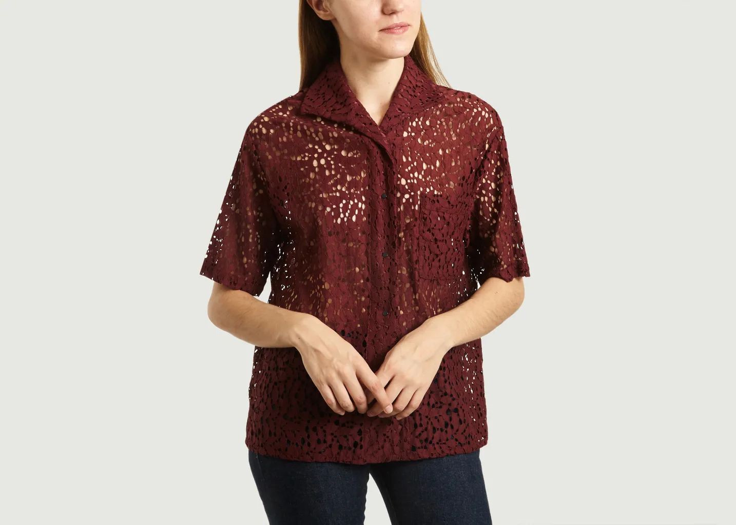 Chemisier Cuba Lace Manches Courtes Roseanna