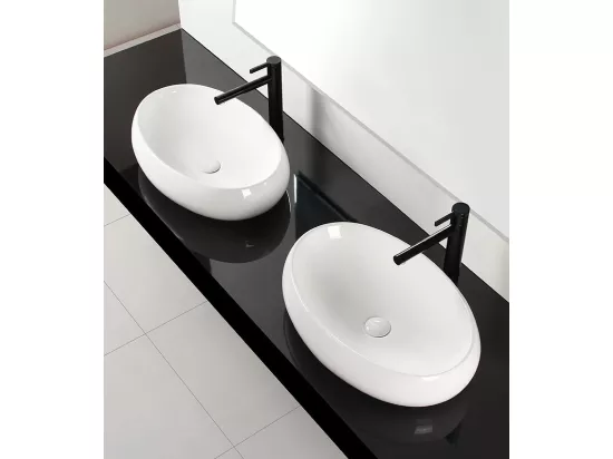 Vasque À Poser Rea Melania White