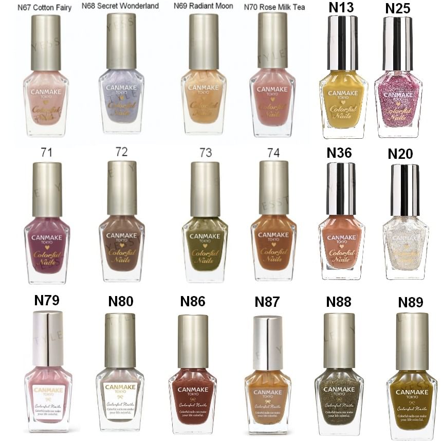 Canmake - Kleurrijke nagellak