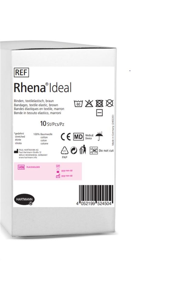 Rhena Ideal Elastische Binde<br>10 Stück, 10cmx5m, hautfarben
