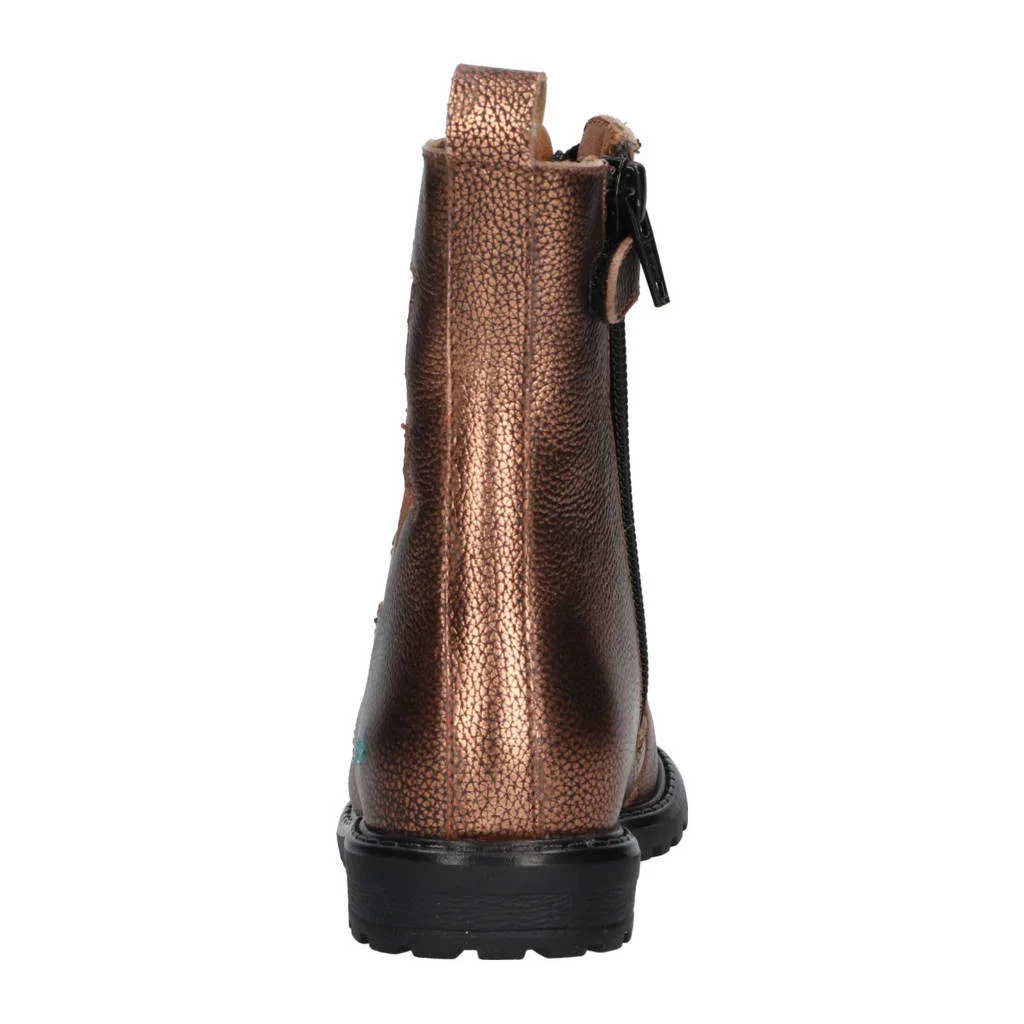 BunniesJR Hailee Happyleren veterboots rosé