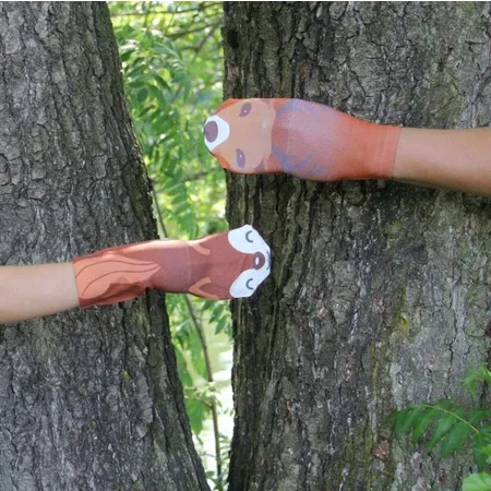 Sport Sieber Handsocken Eichhörnchen und Hirsch