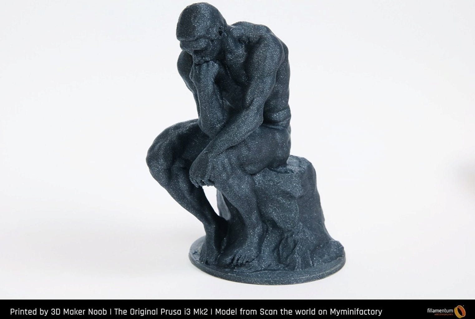Fillamentum  PLA Extrafill Vertigo Grey, 1,75 mm / 1000 g    Hochwertiges PLA für FDM 3D Drucker in Vertigo Grey