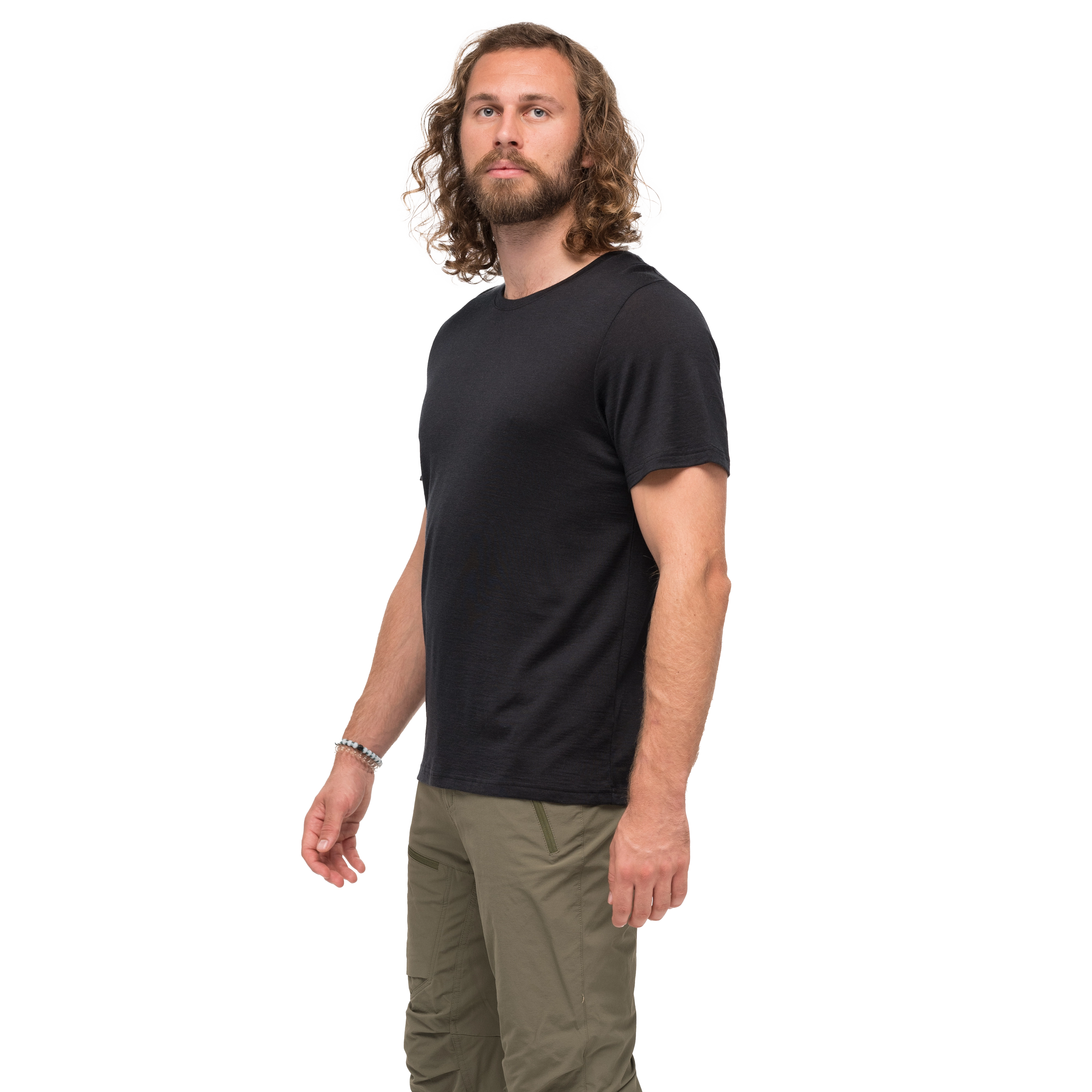 Whenever Merino Tee Men Black