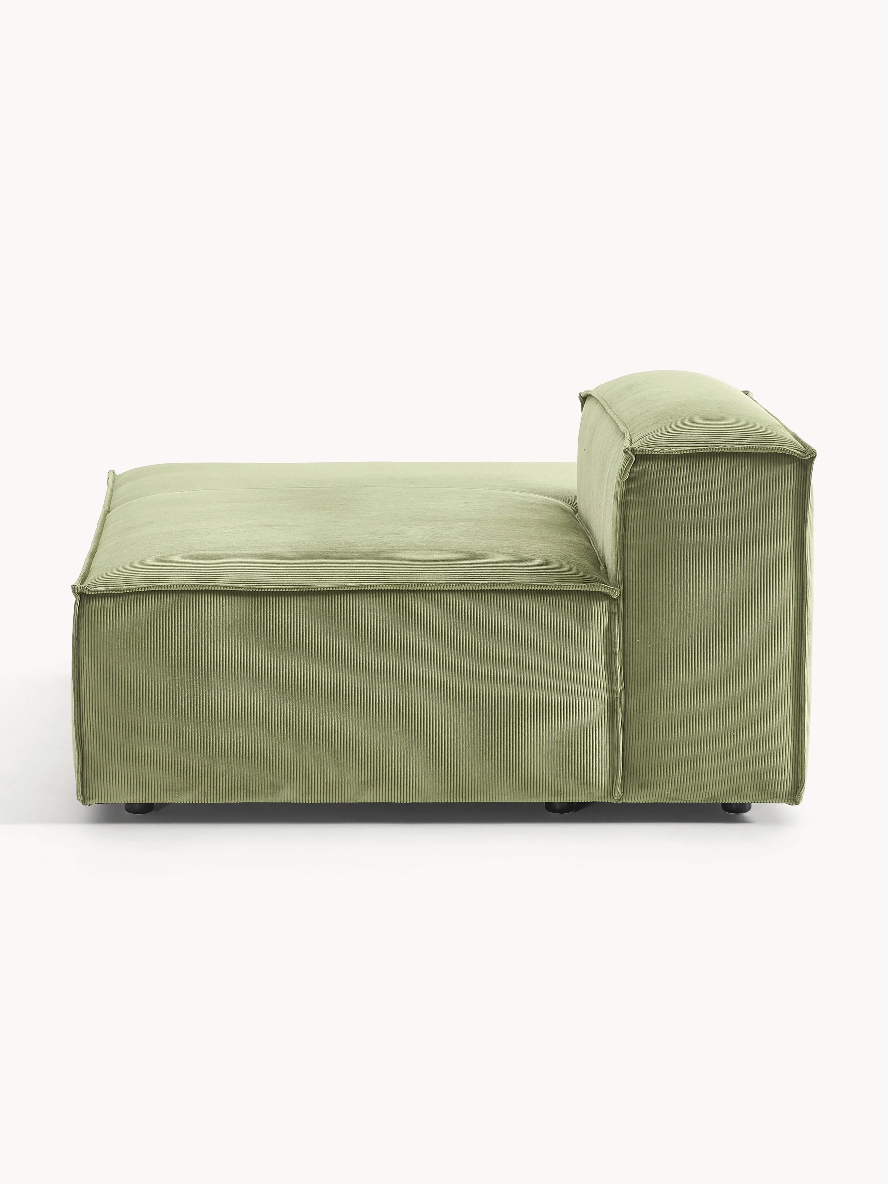 Chaise longue module Lennon van corduroy
