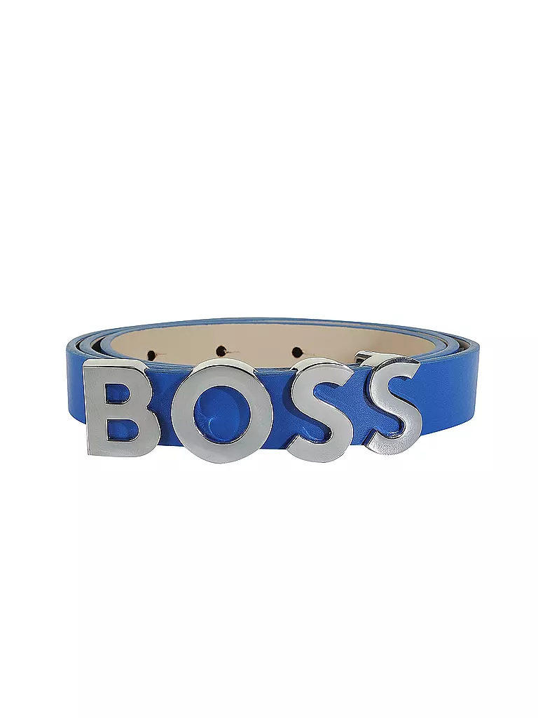 BOSS Ledergürtel BOLD blau