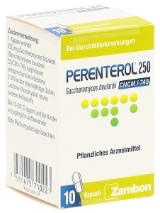 PERENTEROL Kapseln 250mg, 10 Stück