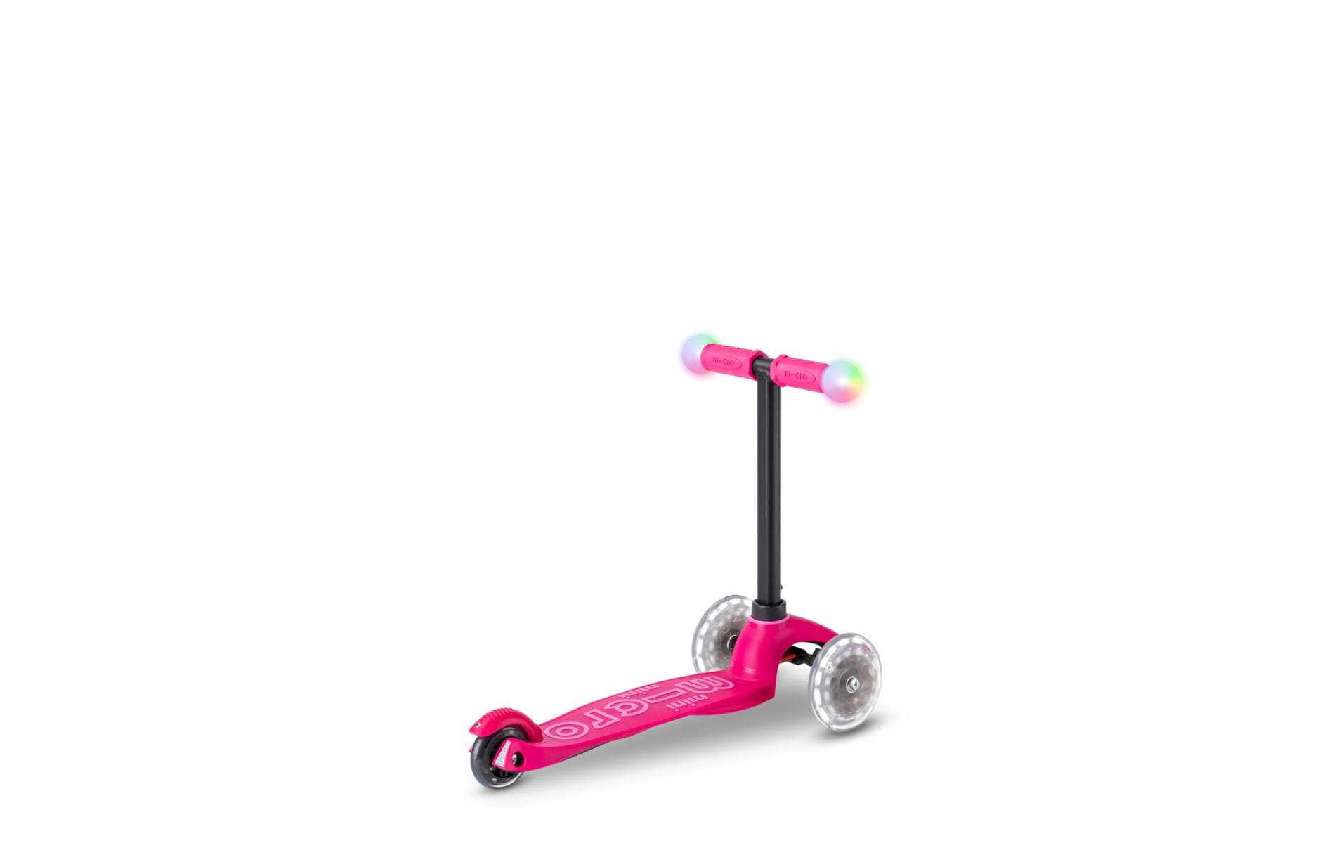 Kickboard Mini2Grow Deluxe Magic LED, PinkAll-in-one Scooter für die ersten Lebensjahre