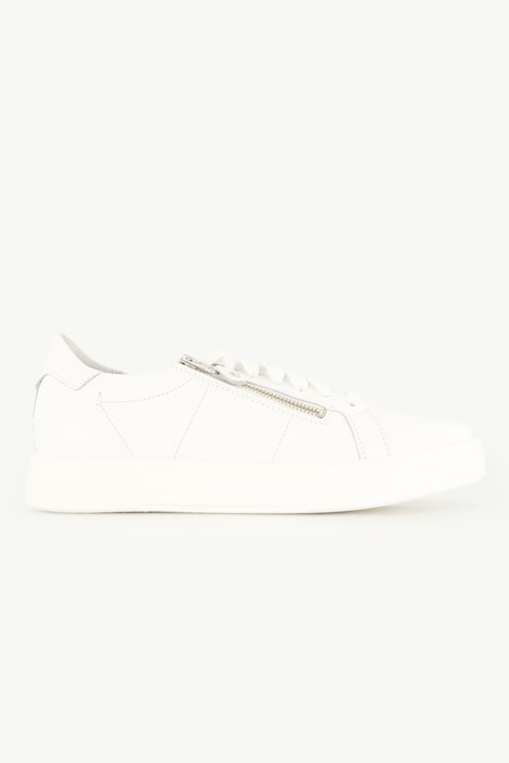Vitaform Leder-Sneaker, Metallic-Optik, Zipper, Weite H