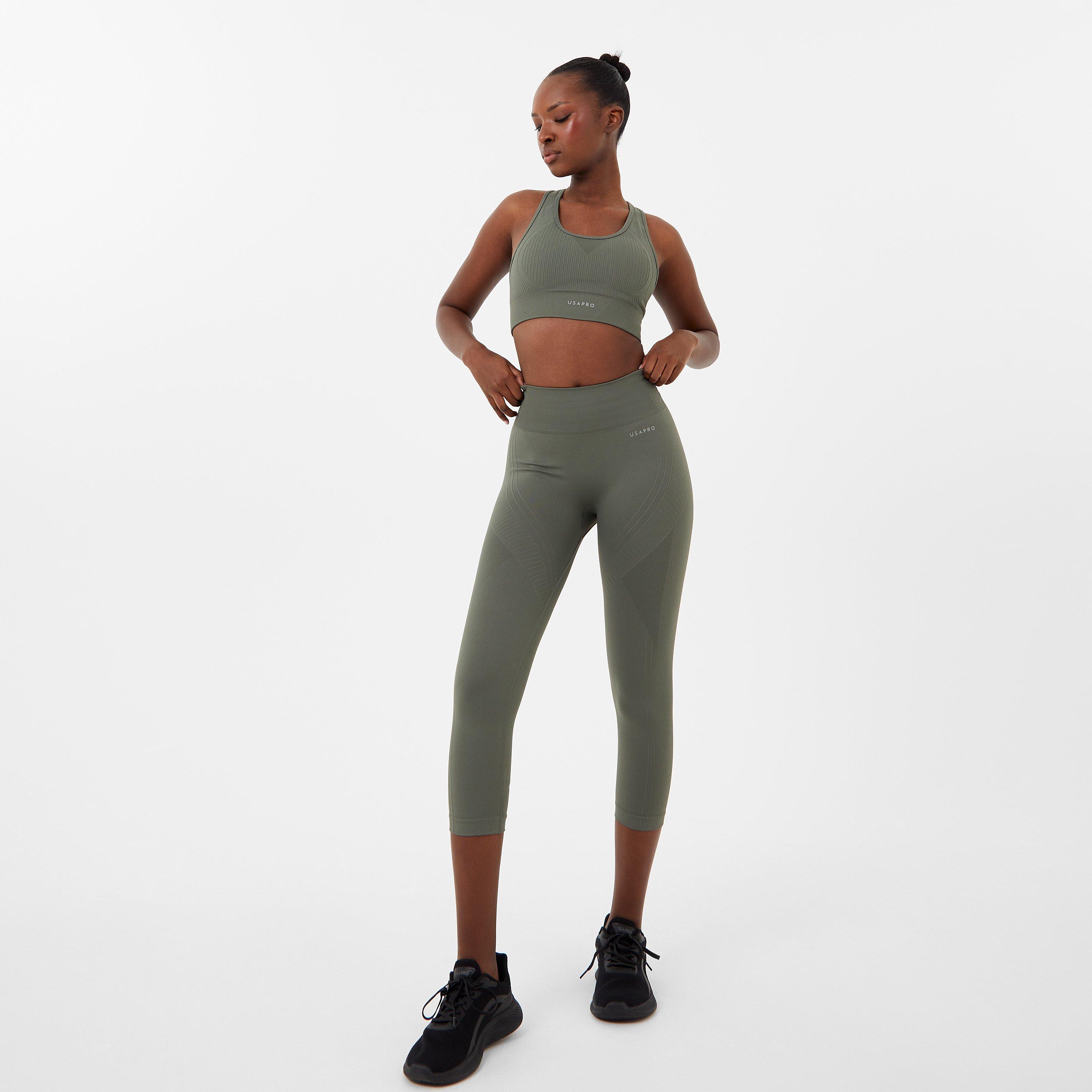 USA Pro Seamless Capri Cropped Leggings