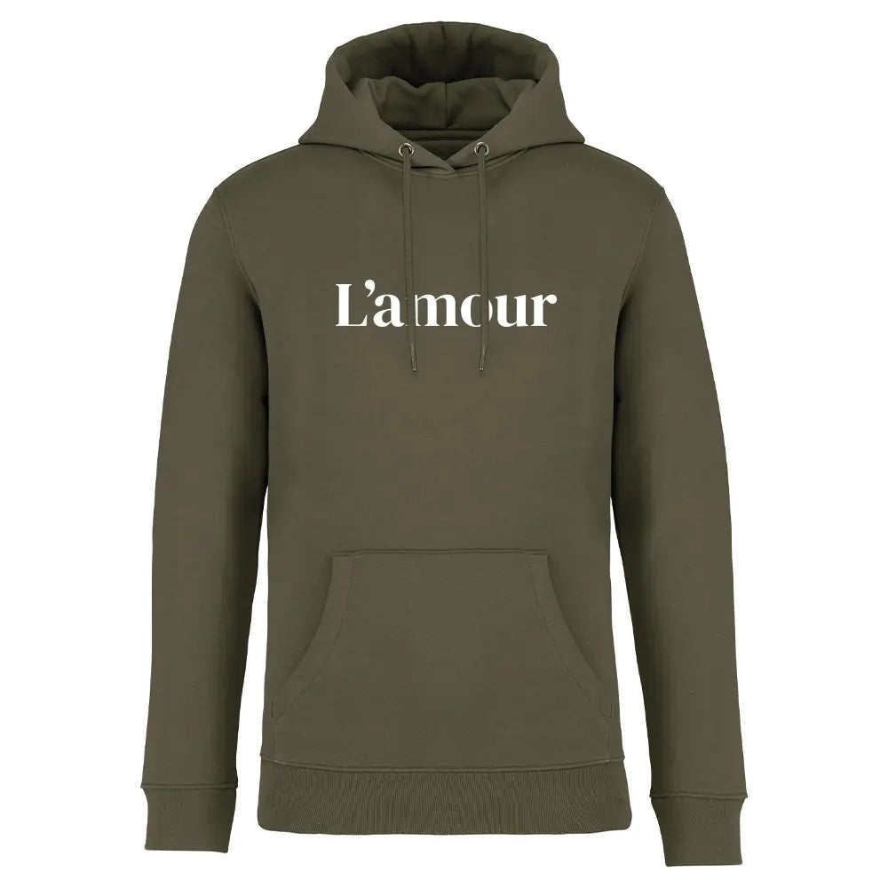 Sweat Capuche Recyclé - L'amour
