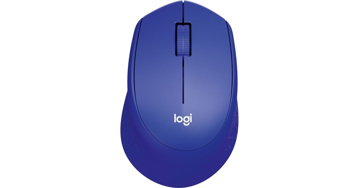 LogitechM330 SILENT PLUS muis  (Blauw, 1000 dpi)