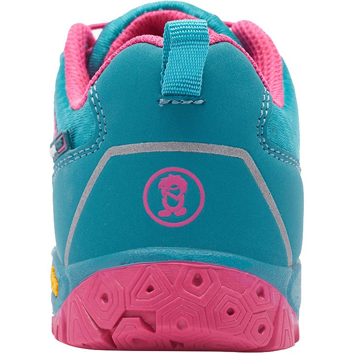Trollkids Skarvan Hiker Low Wanderschuh Kinder smaragd rubine red