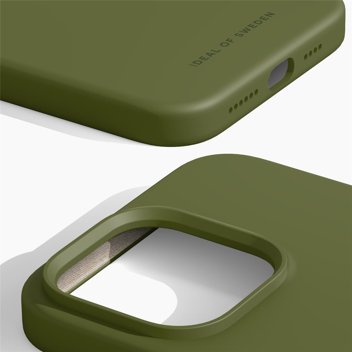 iPhone 14 Pro Max MagSafe Silikon Hülle Case Recycled (IDSICMS-I2267P-450) - Khaki