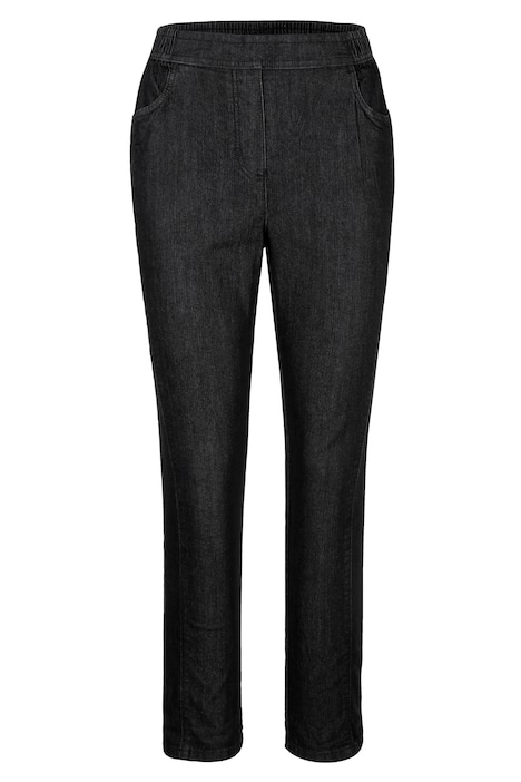 Jeans, Slim Fit, Ziernaht, 4-Pocket, Elastikbund