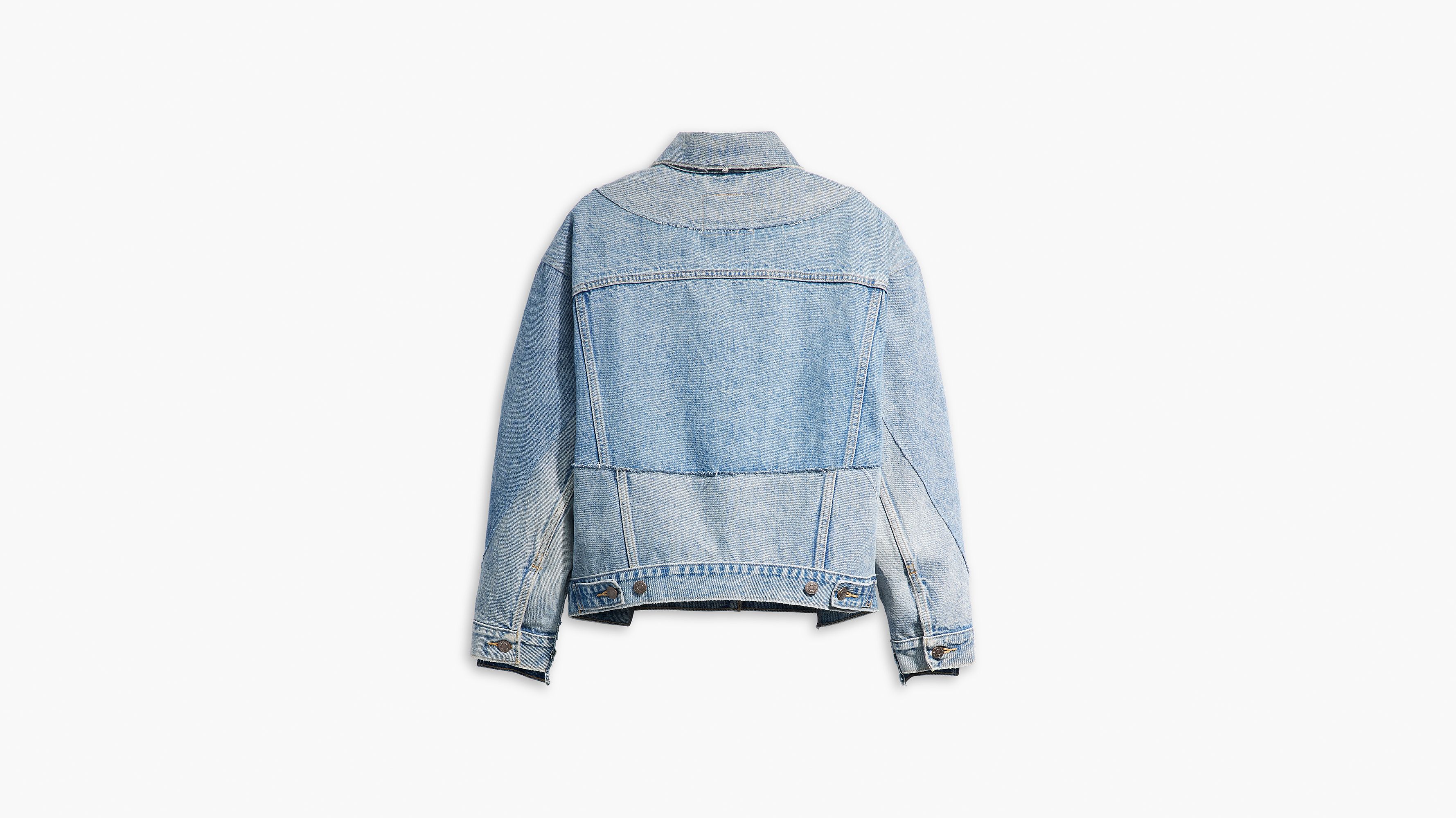 Veste Trucker ’90 doublée - Mega Vibe Trucker - Bleu