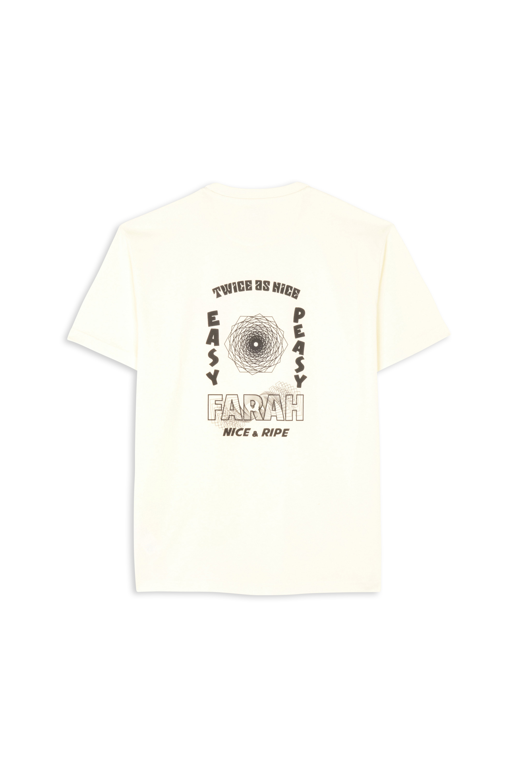 FARAH T-shirt  MOORE GRAPHIC Beige