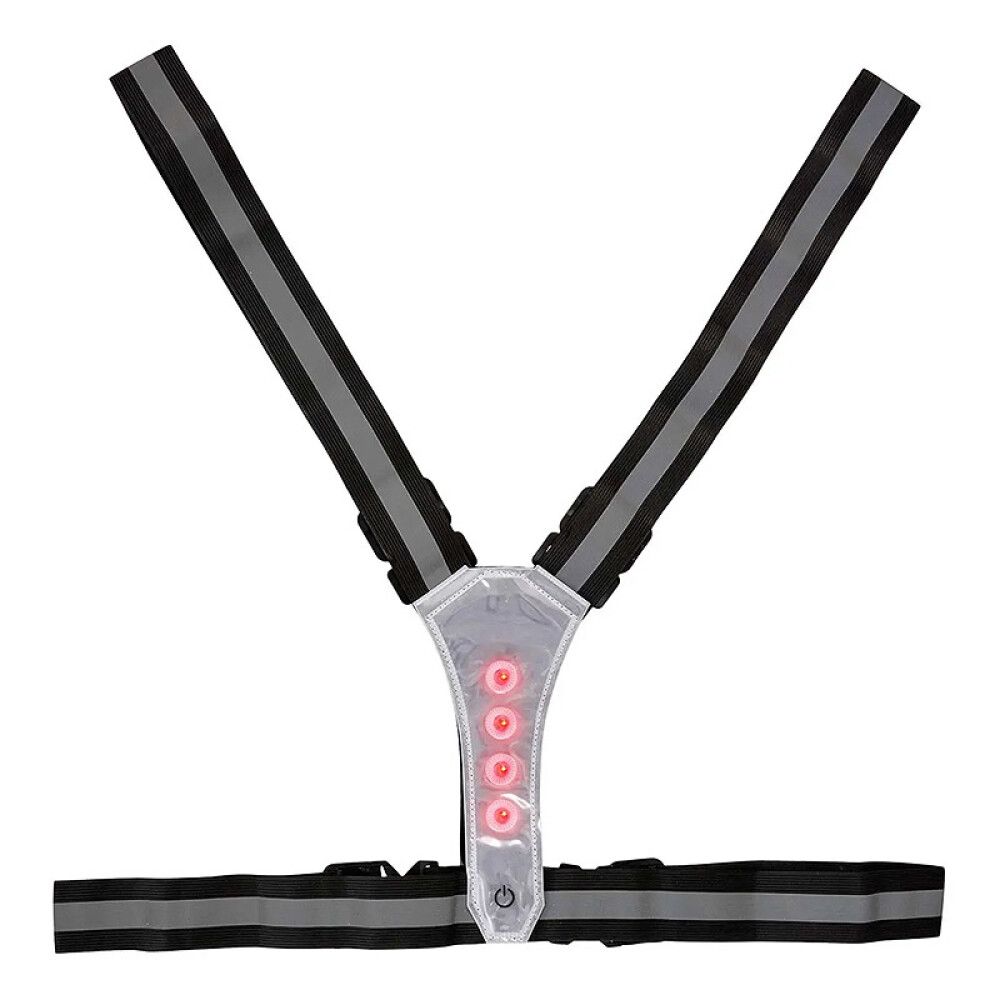 REFLEKSVEST RAWLINK JUSTERBAR MED LED M/L/XL