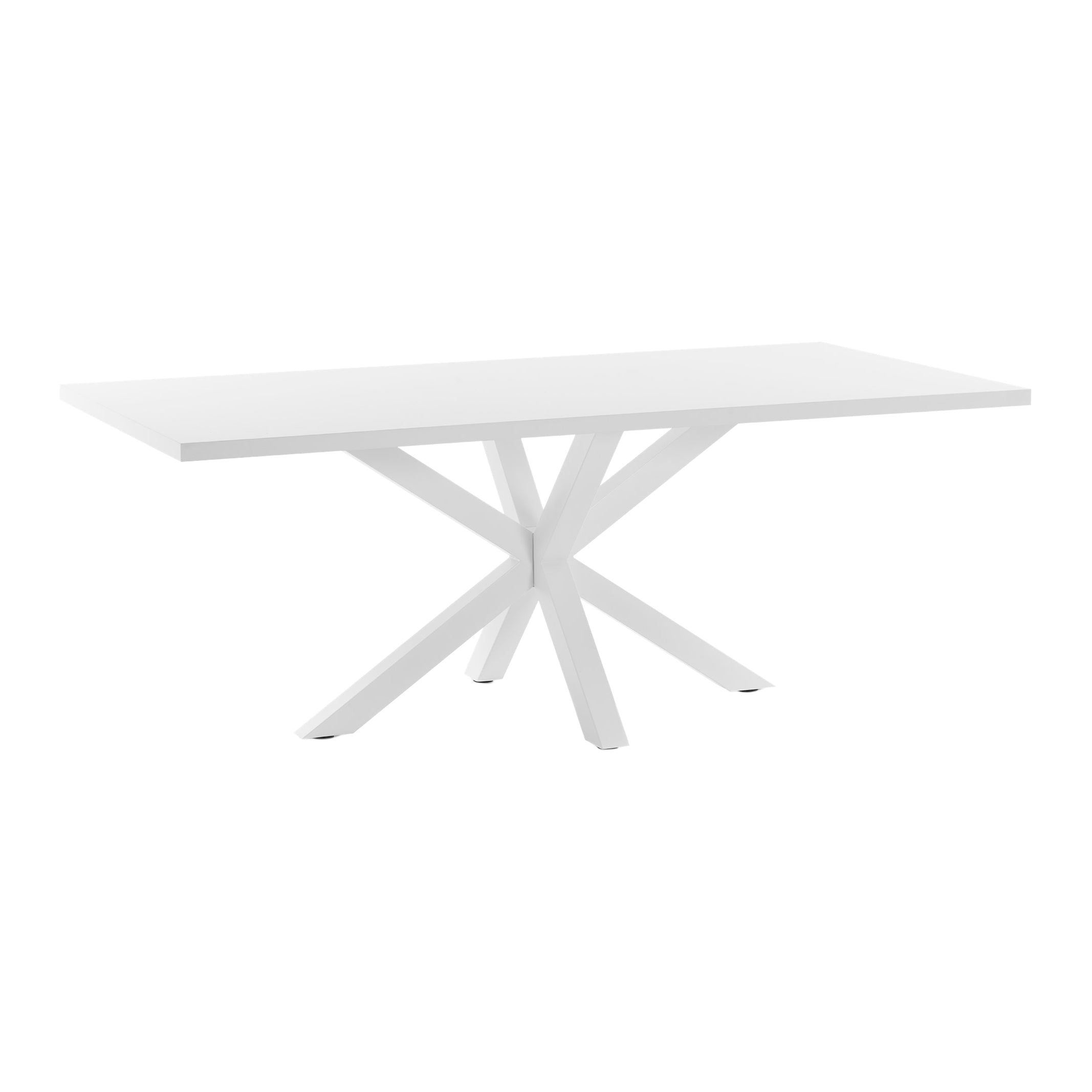 Kave Home Argo Eettafel - 200 x 100 cm - Wit