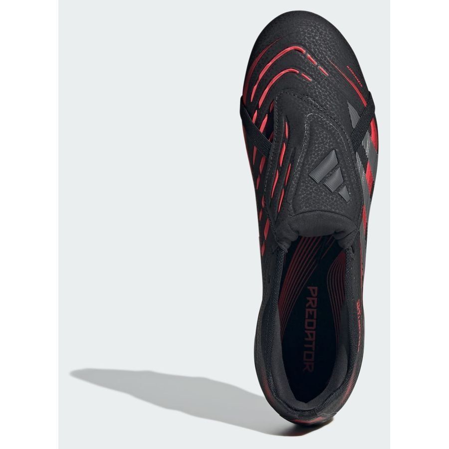adidas Predator Pro Fold-over Tongue FG Stealth Victory - Noir/Gris/Lucid Red