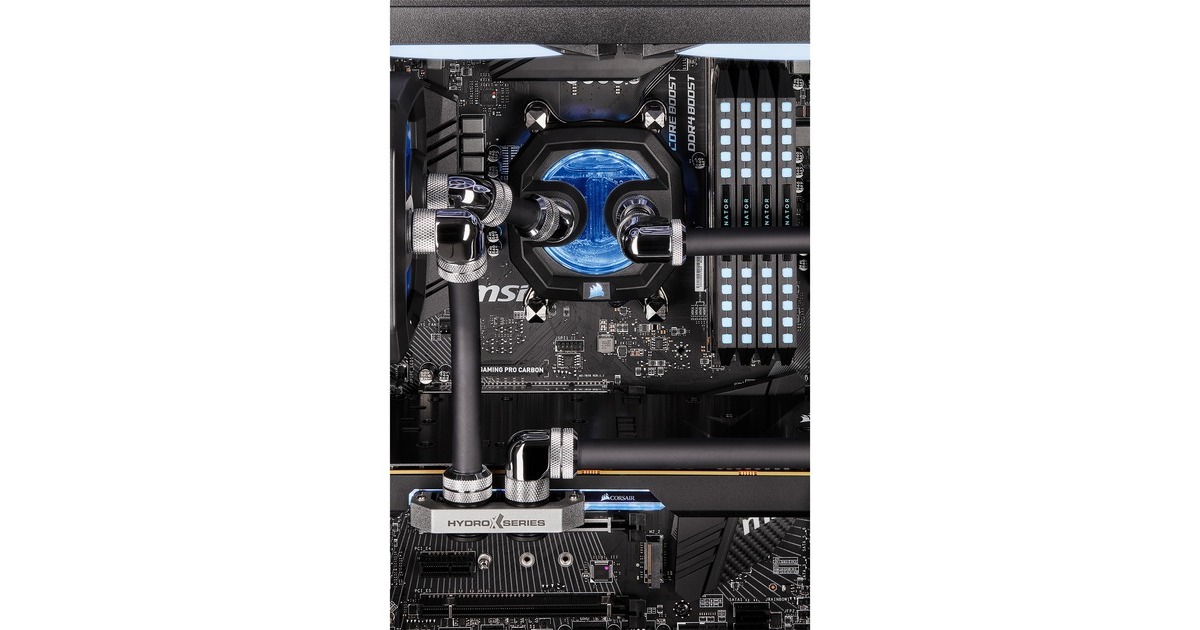 CorsairHydro XT Hardline Satin 12 mm buis  (Zwart (mat), 3x 1 m, PMMA)