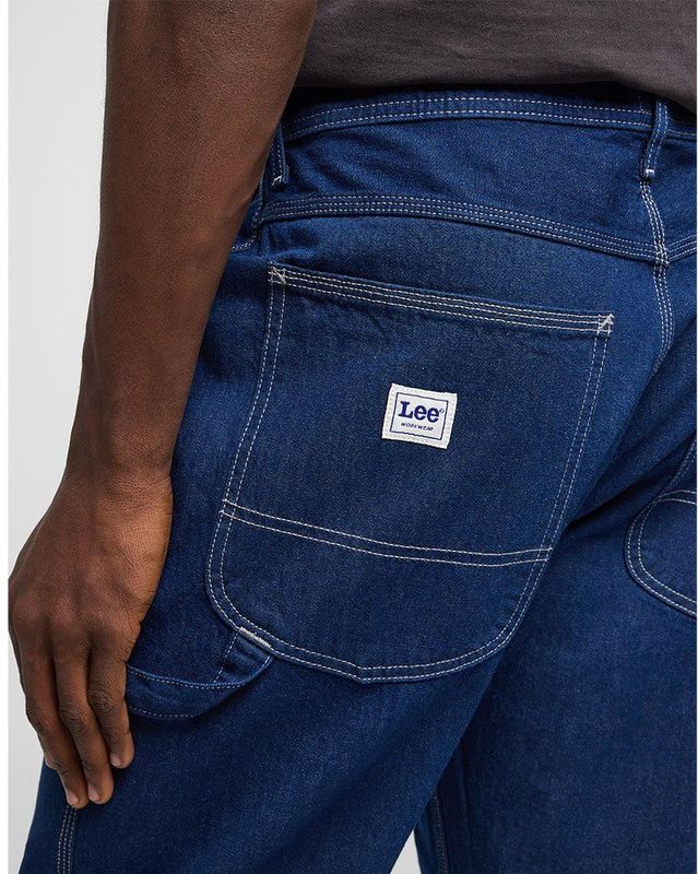 Lee - Carpenter - Jeans - Diep Indigoblauw - 100% Katoen